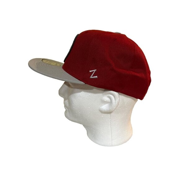 Iowa State Cyclones Flat Brim Snapback Hat Gray Maroon New - Picture 5 of 6